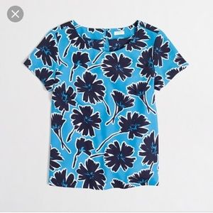 J. Crew wildflower draped tee